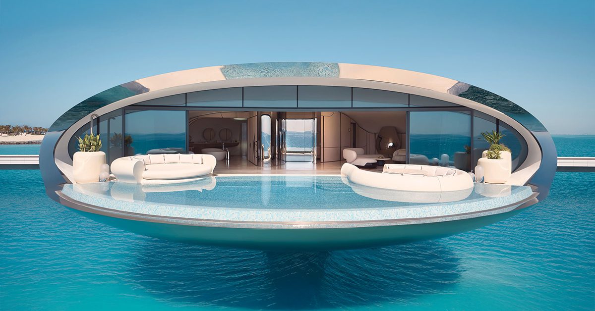 Photo of Red Sea Global Hospitality villa on water.